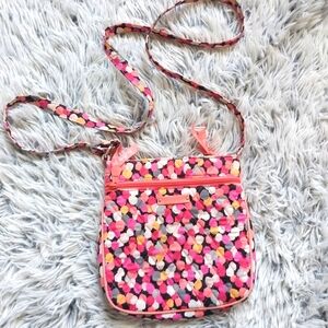 Vera Bradley Pixie Confetti Colorful Quilted Crossbody